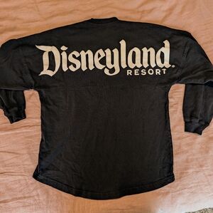 Disney Parks Disneyland Resort Spirit Jersey Puff Print Shirt Black Adult XS